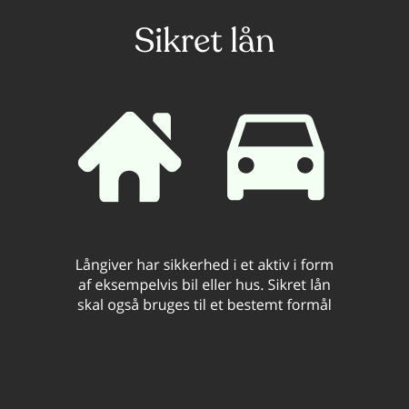 Eksempel på sikret lån